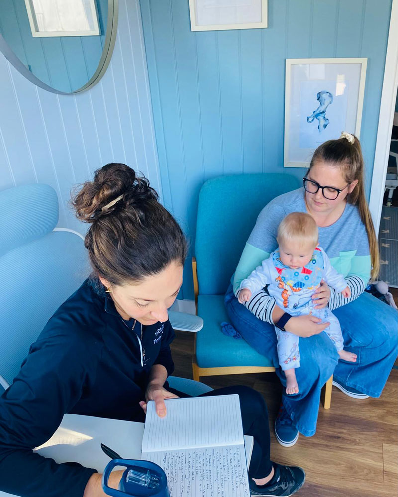 Heritage Physiotherapy & Co Developmental Checks with our specialist Children’s Physiotherapist 
