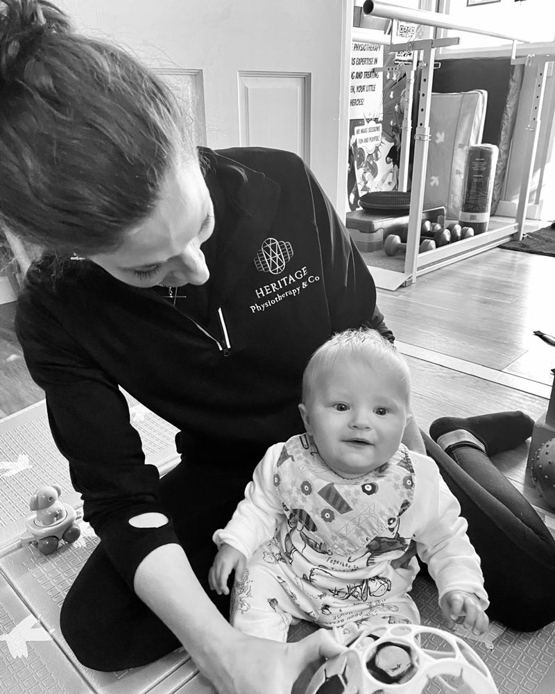 Heritage Physiotherapy & Co Developmental Checks with our specialist Children’s Physiotherapist 