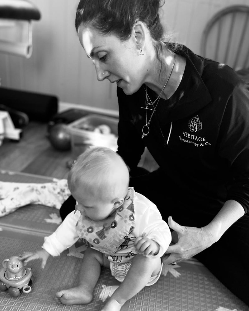 Heritage Physiotherapy & Co Developmental Checks with our specialist Children’s Physiotherapist 