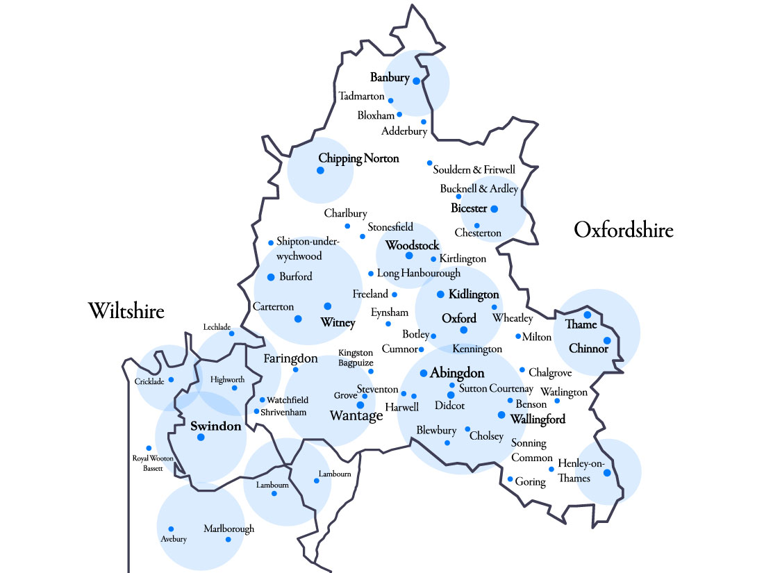 Heritage Physiotherapy & Co - Areas we cover